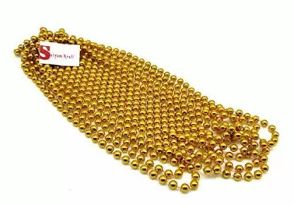 Satyam Kraft 8 mm Bead Ball Chain (10 Meter) for Jewellery Making for Craft for Christmas Tree Decoration