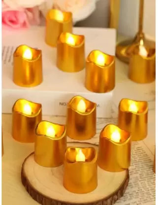 Stunning Acrylic Flameless & Smokeless LED Tea Light Candles