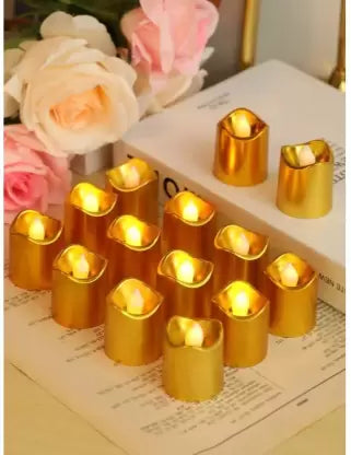 Stunning Acrylic Flameless & Smokeless LED Tea Light Candles