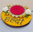 1 pcs Handcrafted Haldi Platter Holder Tray -Ideal for Haldi Ceremony, Decorative Plates for Groom-Bride, Marriage Functions.