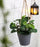 1 Pc Artificial Hanging Succulent Plant with Aesthetic Ceramic Cement Pot,Indoor,Office,and Kitchen-Wall Hanging and Tabletop Decoration Items