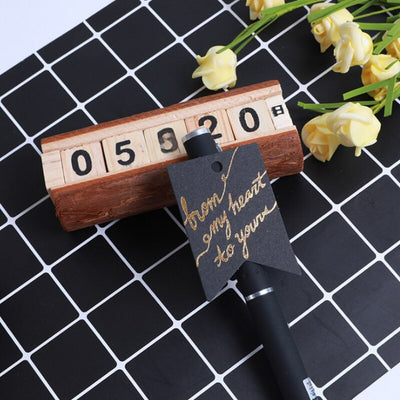 100 Pcs Tags,Label, wishing card Theme for Small Traditional Gift Tag/Stickers for Gifting, Bookmarks tags, Cupcake toppers, Greeting Loved Once, Writing Quotes, gift for her/him Birthday,Anniversary, weddings,Return gift card,craft book,scrap book(Black)