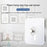 Hooks for Wall Without Drilling, Self Adhesive Hooks for Wall Heavy Duty Strong Nail Free for Hanging Photo Frame, Wall Hanger Sticky Hook,Hooks for Wall (Hanging Hook, Transparent)