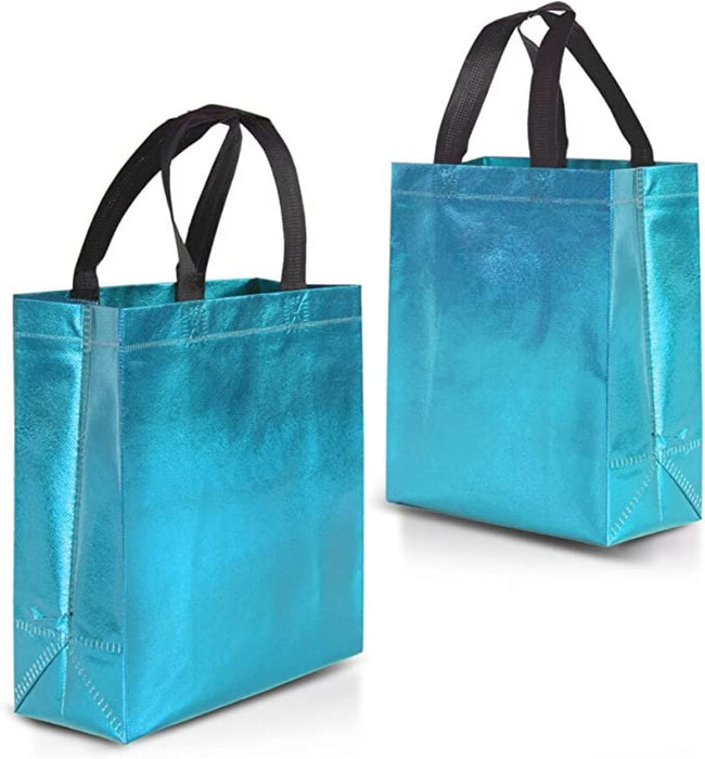 Small Size Non Woven Fabric Bag With Handle 22 x 21.5 cm Gift Paper bag, Carry Bags, gift bag, gift for Birthday, gift for Festivals, Season's Greetings and other Events(Blue)