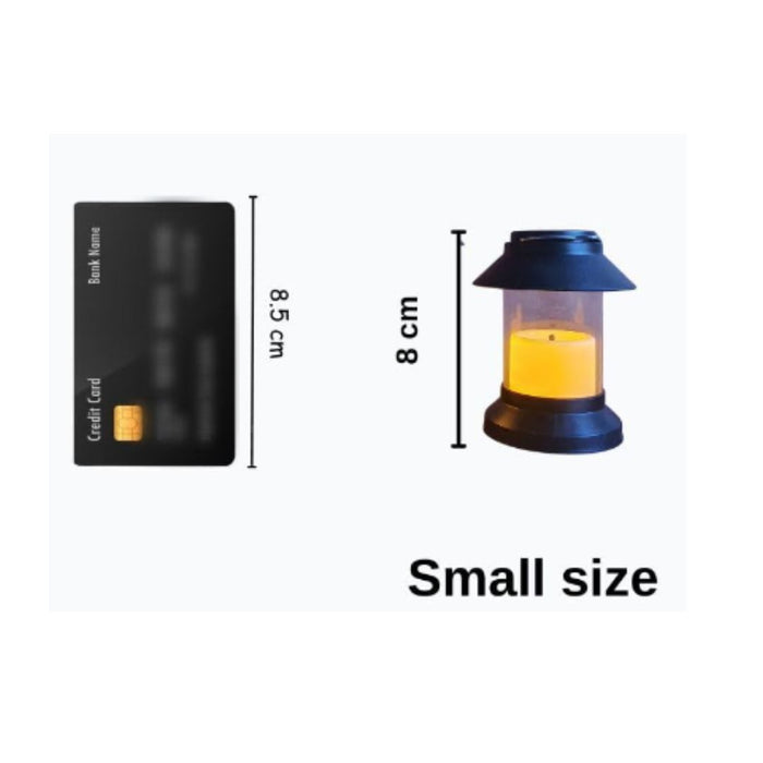 3 Pcs Flameless and smokeless Acrylic Antique LED Hurricane Lantern Lamp and Wireless Wall Hanging Candle for Home,Living Room, Wall Decor, Diwali Decorations (small)