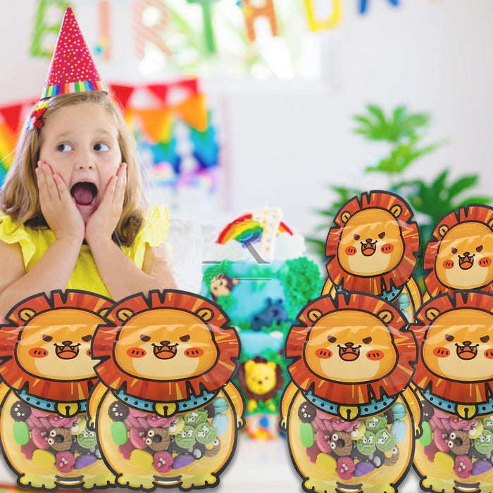 Animal Design Ziplock  Pouches  For Gifting, Return Gifts, Birthday, Baby Shower, Party Pouches | Chocolate & Dry Fruit Packing