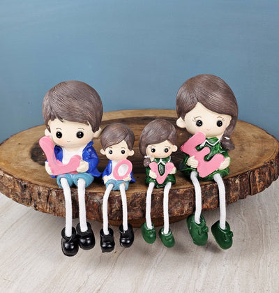 Hanging Legs Showpiece Cute Boy and Girl, Toy Cute Couple Statue Figurines Decorative for Home Decor, Living Room, Table Decoration, Gift for Girlfriend, Boyfriend