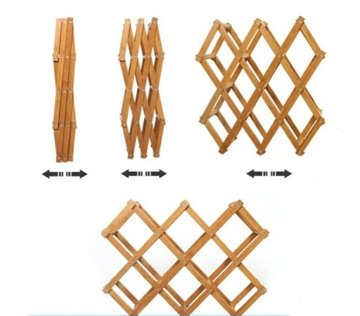 1 Piece DIY Folding Eco-Friendly Flexible Wooden Mandap Backdrop for Home Decor Mandir, Pooja, Office Puja, Festive Decoration Item