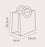 Translucent Bags Goodie Bags With Handle Gift bag, hamper bag, Carry Bags, shopping gift bag for Gifting, Presents, Packing, Return Gifts, Birthday, Events (Medium)(16 X 6 X 18.5 CM)