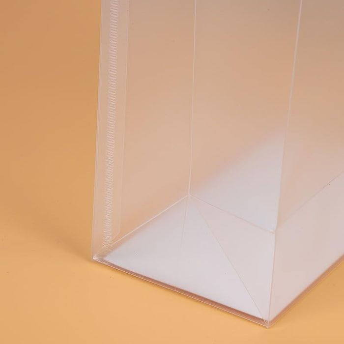 Translucent Bags Goodie Bags With Handle Gift bag, hamper bag, Carry Bags, shopping gift bag for Gifting, Presents, Packing, Return Gifts, Birthday, Events (Medium)(16 X 6 X 18.5 CM)