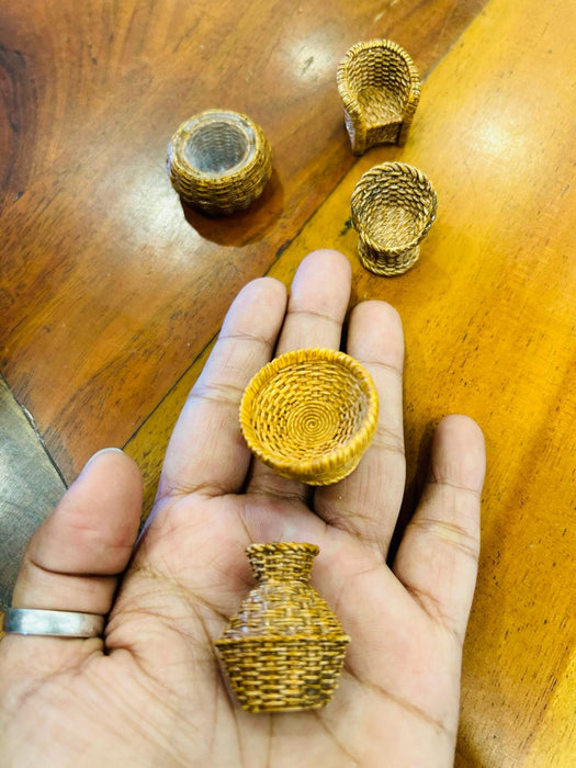 PACK OF 2 Set of Resin Furniture Miniature Set for Home, Bedroom, Living Room, Office, Restaurant Decor, Figurines and Garden Decoration Items, Project