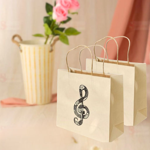 Medium Size Paper Bag With Handle 28 x 24 x 10 cm Gift Paper bag, Carry Bags, gift bag, gift for Birthday, gift for Festivals, Season's Greetings and other Events