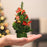 1 Pcs Artificial Mini Decorative Christmas Tree Beautiful Pine Tree Miniature | Snow-Flocked Xmas Tree for Gifting, Home, Office, Tabletop & Christmas Decoration.