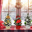 1 Pcs Artificial Mini Decorative Christmas Tree Beautiful Pine Tree Miniature | Snow-Flocked Xmas Tree for Gifting, Home, Office, Tabletop & Christmas Decoration.