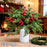 1 Set (12 PCS Artificial Pine Branches with 4 PCS Red Berry Stems) | Decorative Flowers for Home Décor, Vase Decor, Christmas, Festival Decoration (Red & Green)