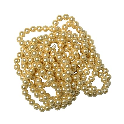 Moti (Off-White) (10 mm) 1200 Pearl, Crafts Artificial Pearl Beads for Beading DIY Jewellery