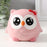 SATYAM KRAFT 1 Piece Ceramic Owl Design Gullak : Piggy Bank for Rupees Savings - Coin Storage Tip Box Ideal for Kids and Adults - Money Kilona Pikibank ATM Coinbox Gulak (Pack of 1) (Pink)