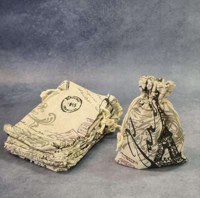 24 pcs Drawstring Mini stylish Storage Potli pouches for Small Jewelries, Money, Paper Notes Women Wallet, Gift Bags, Christmas return gift