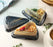 Triangle Pastry Box with Clear Lid & Black Base for Cake Slice, Pastry, Dessert, Bakery Packing, Birthday Party, Catering & Return Gift Packaging