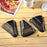 Triangle Pastry Box with Clear Lid & Black Base for Cake Slice, Pastry, Dessert, Bakery Packing, Birthday Party, Catering & Return Gift Packaging