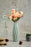 Artificial Head Rose Peony Fake Flowers Sticks Bunch decorative items for home Diwali Decor ,Room Decorations, Living Room Table Decoration Plants and Craft Items Corner ( Without Vase Pot )