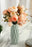 Artificial Head Rose Peony Fake Flowers Sticks Bunch decorative items for home Diwali Decor ,Room Decorations, Living Room Table Decoration Plants and Craft Items Corner ( Without Vase Pot )