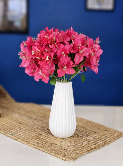8 Pcs Artificial Bougainvillea Fake Flowers for Home Decor, Living Room, Balcony, Wedding Decoration, Decorative Bouquet, Craft Items, Gift Ideas, Table Centerpieces(Pack of 8)