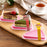 Triangle Pastry Box with Clear Lid & Pink Base for Cake Slice, Pastry, Dessert, Bakery Packing, Birthday Party, Catering & Return Gift Packaging