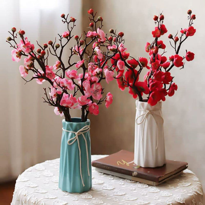 3 sticks Artificial Flowers Fake Blossom Bouquet Sticks decorative items for Gifting, Diwali Decor.