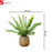 1 Pc Artificial Plant with Vintage Vase, Artificial Flower Decoration Plant succulent for Home Decor Item, Office, Bedroom, Living Room, Shop Decoration Items (Pack of 1, Green)