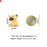 1 Set (4 Pieces) Dog Miniature Set for Unique Gift, Home, Bedroom, Living Room, Office, Restaurant Decor, Figurines and Garden Decor Items (Yellow)