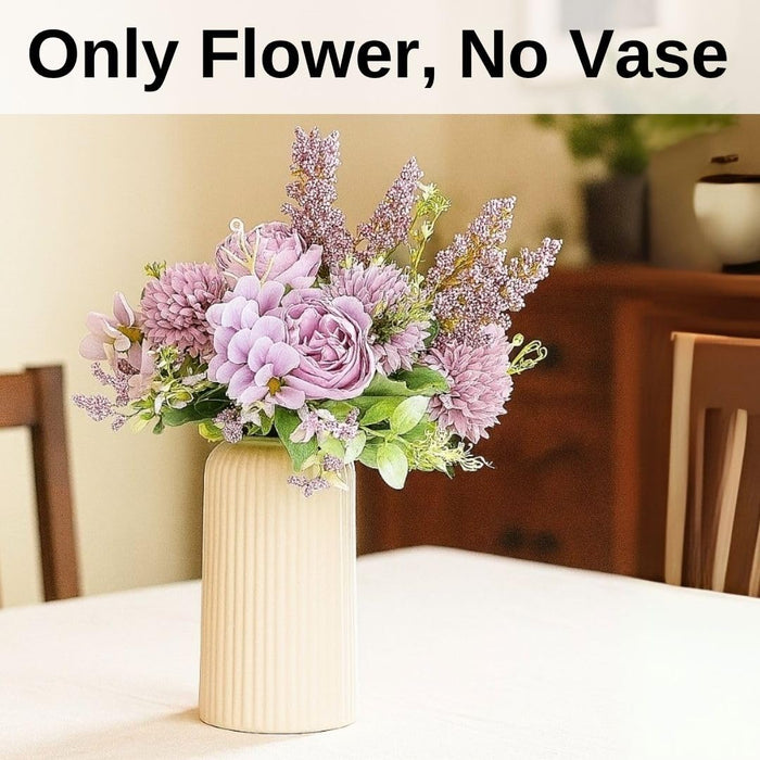 Artificial Multiflora Flower Roses Sticks Bunch decorative items for Decoration, Craft Items Corner (Without Vase Pot)