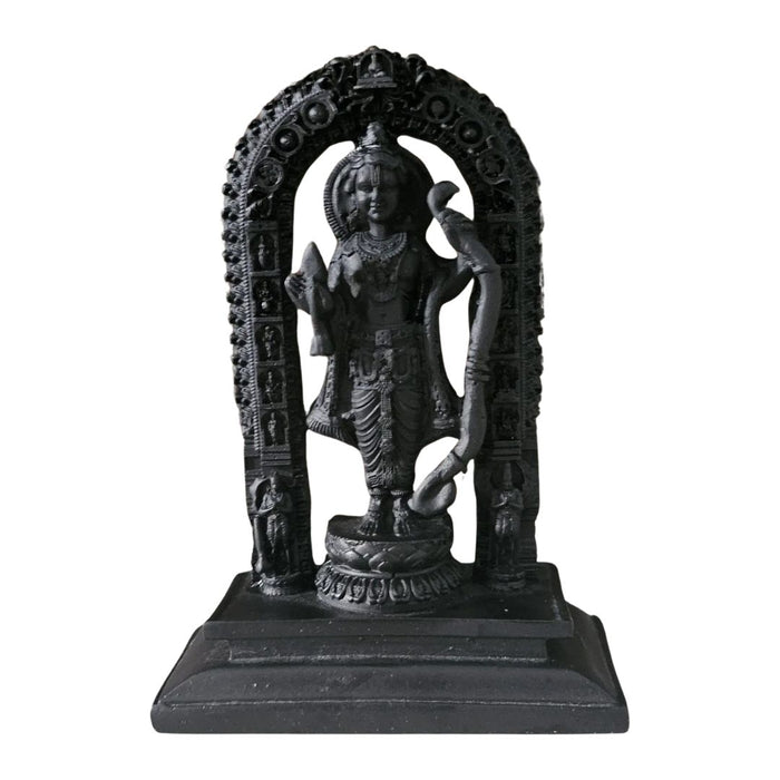 1 piece King of Ayodhya Ramji Showpiece Shree ram Lalla Idol for Home Decor, Living Room, Office Desk, Table, Bedroom Corner Showpiece,Figurines, Gifts Items (Pack of 1)