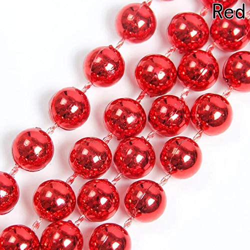 Satyam Kraft 8 mm Bead Ball Chain (10 Meter) for Jewellery Making for Craft for Christmas Tree Decoration