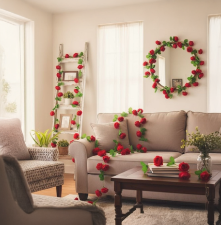 Peony lines 1.9 mtr for home decore janmasthami and ganpati decore