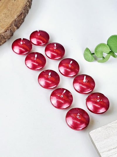 20 Pcs UFO Floating Round Wax Candles – Home Décor, Diwali & Relaxation