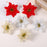 12 Pcs Artificial Christmas Poinsettia Flowers | Velvet Fabric Decorative Flowers for Xmas Tree, Home Décor, Christmas & Festival Decoration ( you get only Red flower)