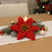 12 Pcs Artificial Christmas Poinsettia Flowers | Velvet Fabric Decorative Flowers for Xmas Tree, Home Décor, Christmas & Festival Decoration ( you get only Red flower)