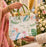 Floral PVC Gift Bags 8×10×4 inches