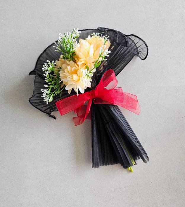 1 pcs Ready to Use Dahlia Bunch Bouquet (size - 11 inch)