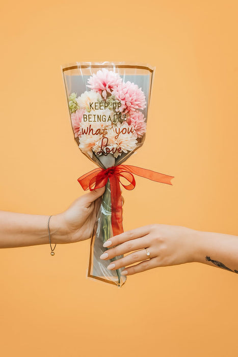 1 Pcs Ready to Use Chrysanthemum Ball Hydrangea Flower bouquet (size - 15 inch)