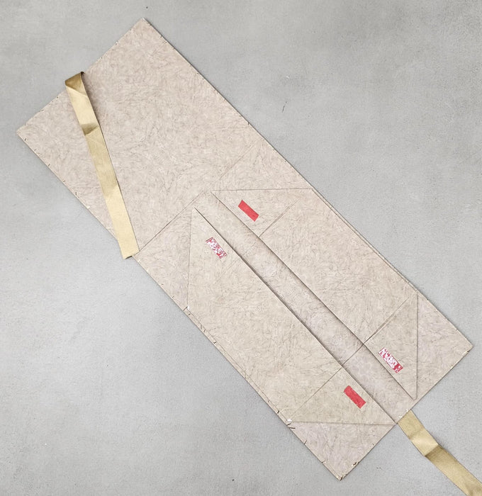 2 Pcs (26 x 21 x 11 cm) Multipurpose Decorative Folding Paper Cardboard/Rigid Box with satin ribbon,DIY Box for Gift Hamper,Valentine Gifting,Wedding gifing.