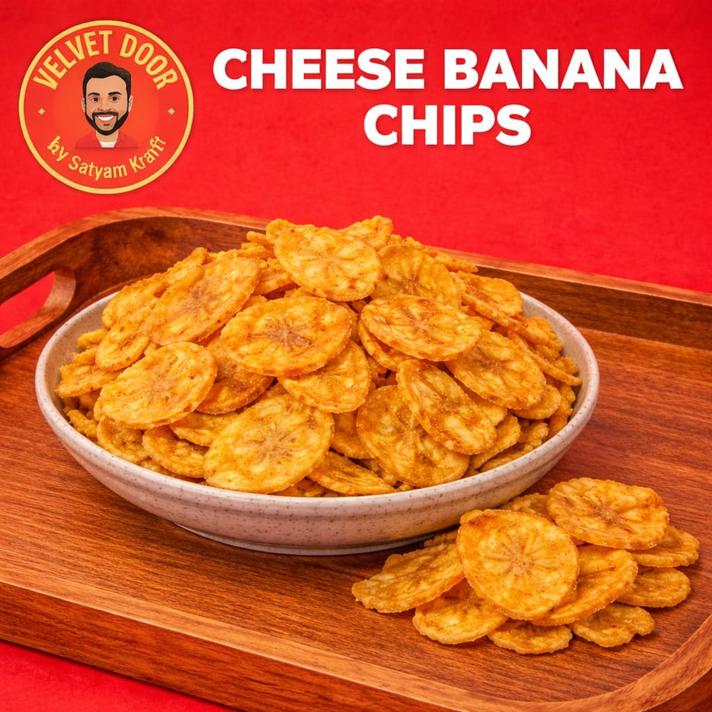 Velvet Door Cheese Banana Chips  – Crunchy, Cheesy & Fresh