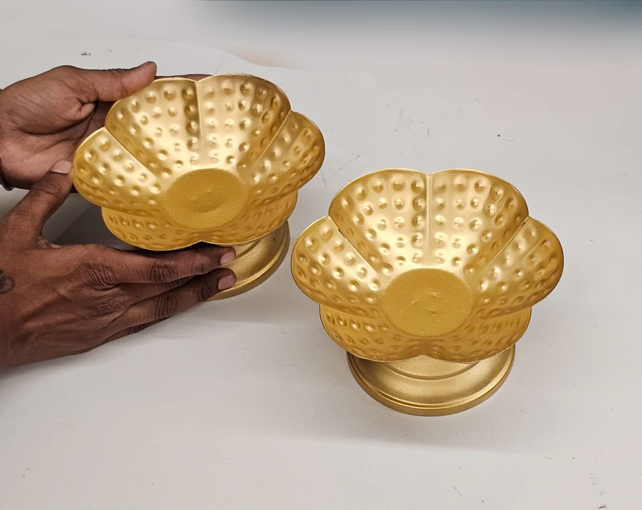2 Pcs Decorative Urli Bowls | Home & Festive Decor for Diwali