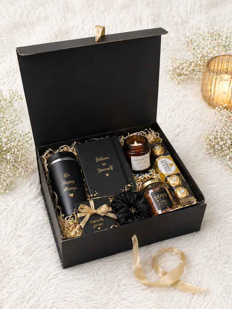 Collapsible  Without Magnet  Decorative Folding Paper Cardboard /Box with ribbon,DIY Box for Gift Hamper,Valentine Gifting,Wedding gifing.