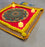 3D Mat Mandala Velvet  Rangoli with DIY Mirror Kit & 4 Free LED Candles – Festival Home Décor