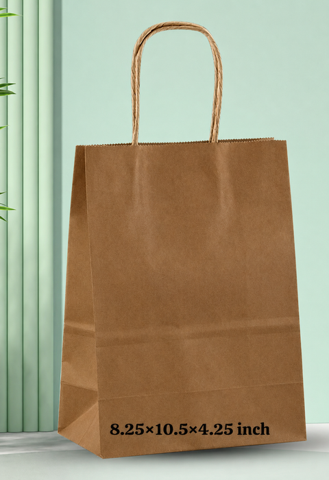 Premium Paper Gift Bag with Handle | Return Gift, Shopping & Packaging Bag | Available in Red, White, Black, Green & Brown