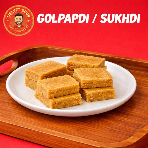 Velvet door Traditional Golpapdi / Sukhadi – Pure Ghee | Jain Friendly Sweet
