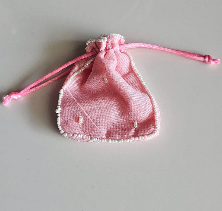 3 Pcs Small mini Jute Potli Bags Coin Pouch for Marriage, Return, Birthday Gifting | Handmade Bags for functions, Rakhi,Raksha bandhan,Gifts Packing, jewellery, Sweets, Dry fruits, chocolate, Party.