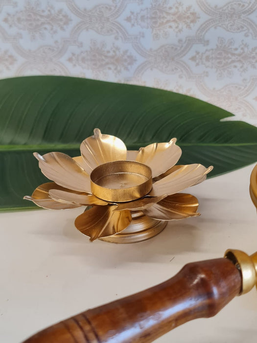 Combo Set of Dhoop Dani with Metal Lotus | Pooja, Home Purifying, Loban & Incense Burner, Diwali Décor